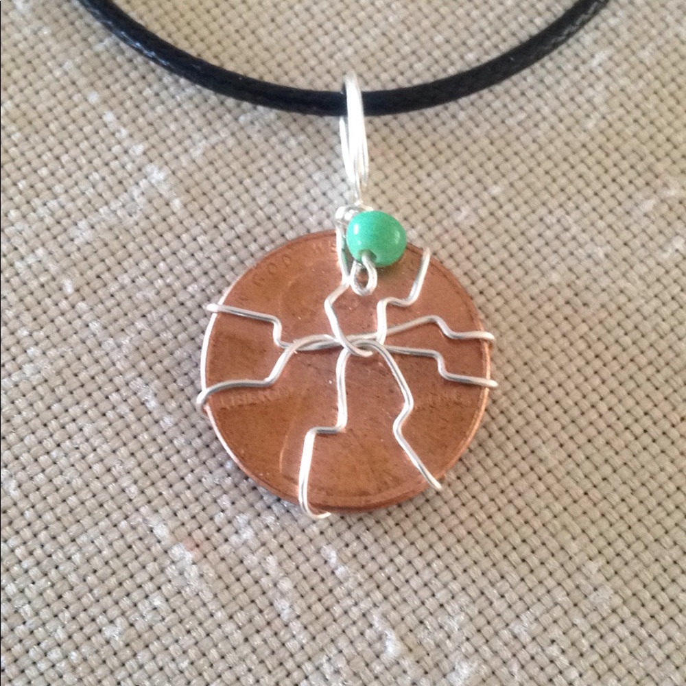 Hand Crafted Penny Pendant Necklace